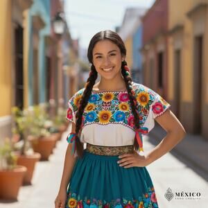 Mexican Folkloric belt day of the dead 5 de Mayo colorfull mexico todo corazon